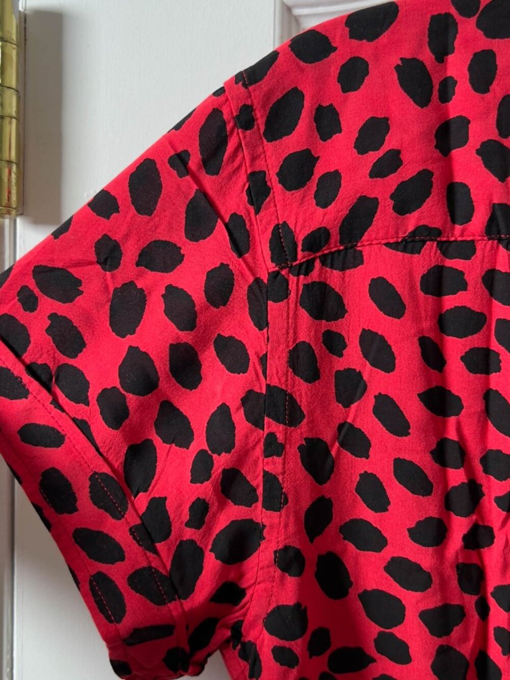 All Saints Mens Leopard Shirt XS - Picture 7 of 12